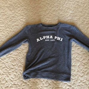 Alpha Phi sweatshirt